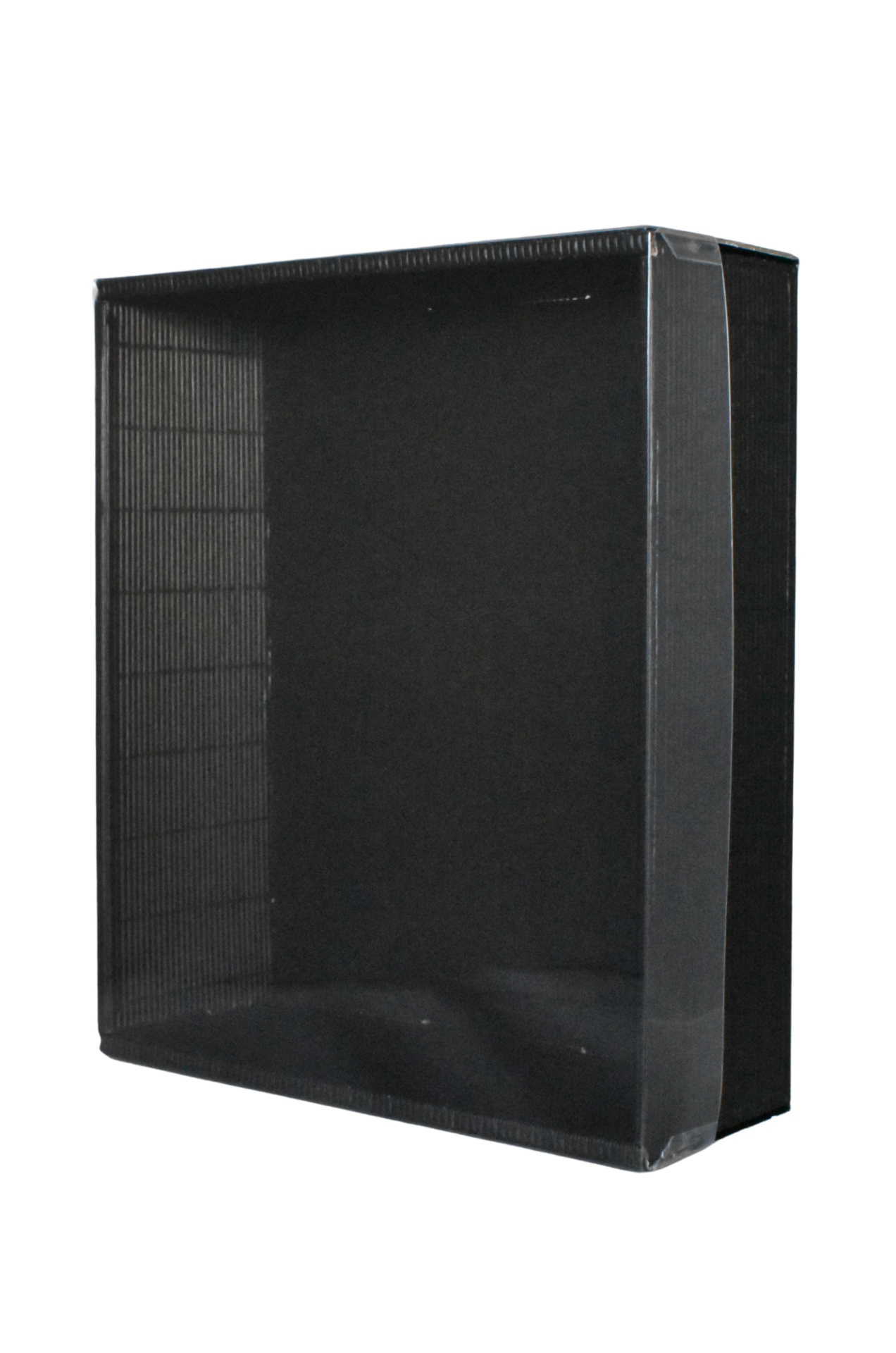 Geschenkverpackung Schwarz 23,5x20,5x8cm